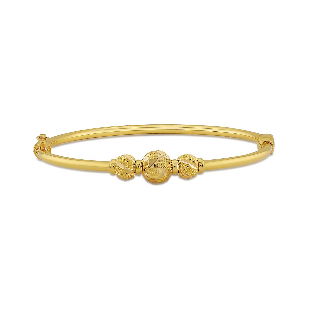 Decorative Three Ball Single Bangle