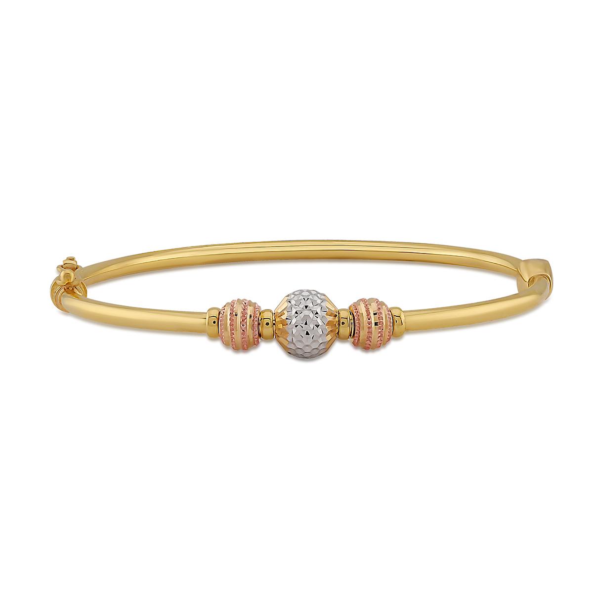 Triple Ball Single Bangle 