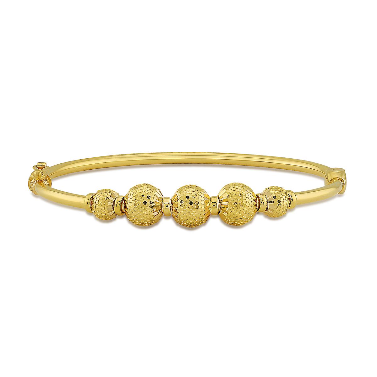 Sparkly Five Ball Single Bangle 