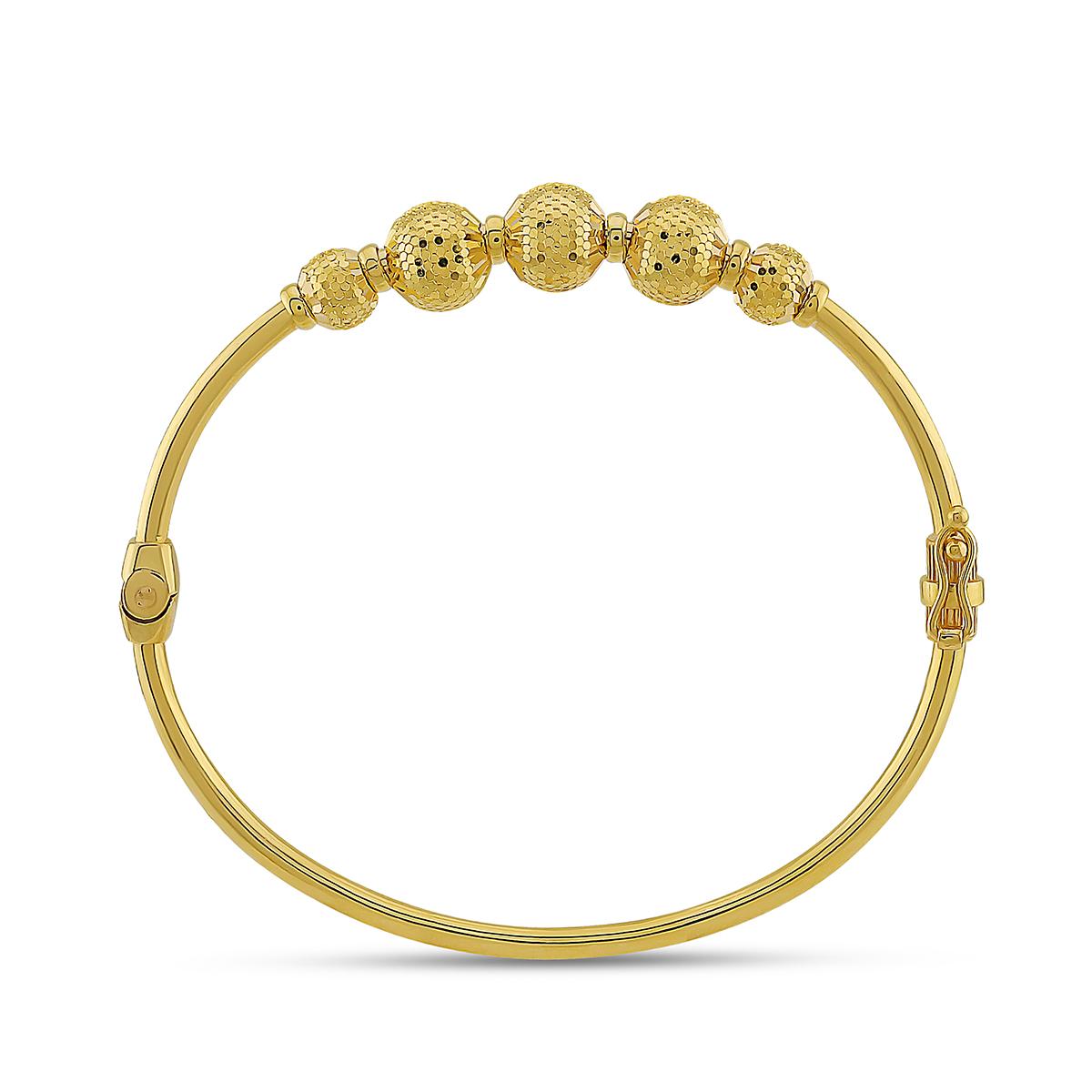 Sparkly Five Ball Single Bangle 