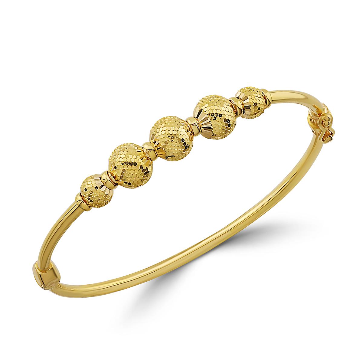Sparkly Five Ball Single Bangle Image