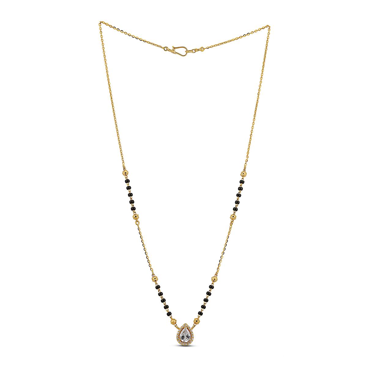 Zircon Pendant Mangalsutra Image