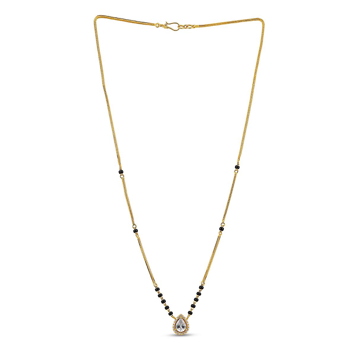 Pear Pendant Mangalsutra Chain Image