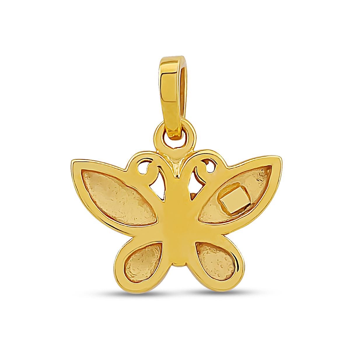 22ct Butterfly Pendant 
