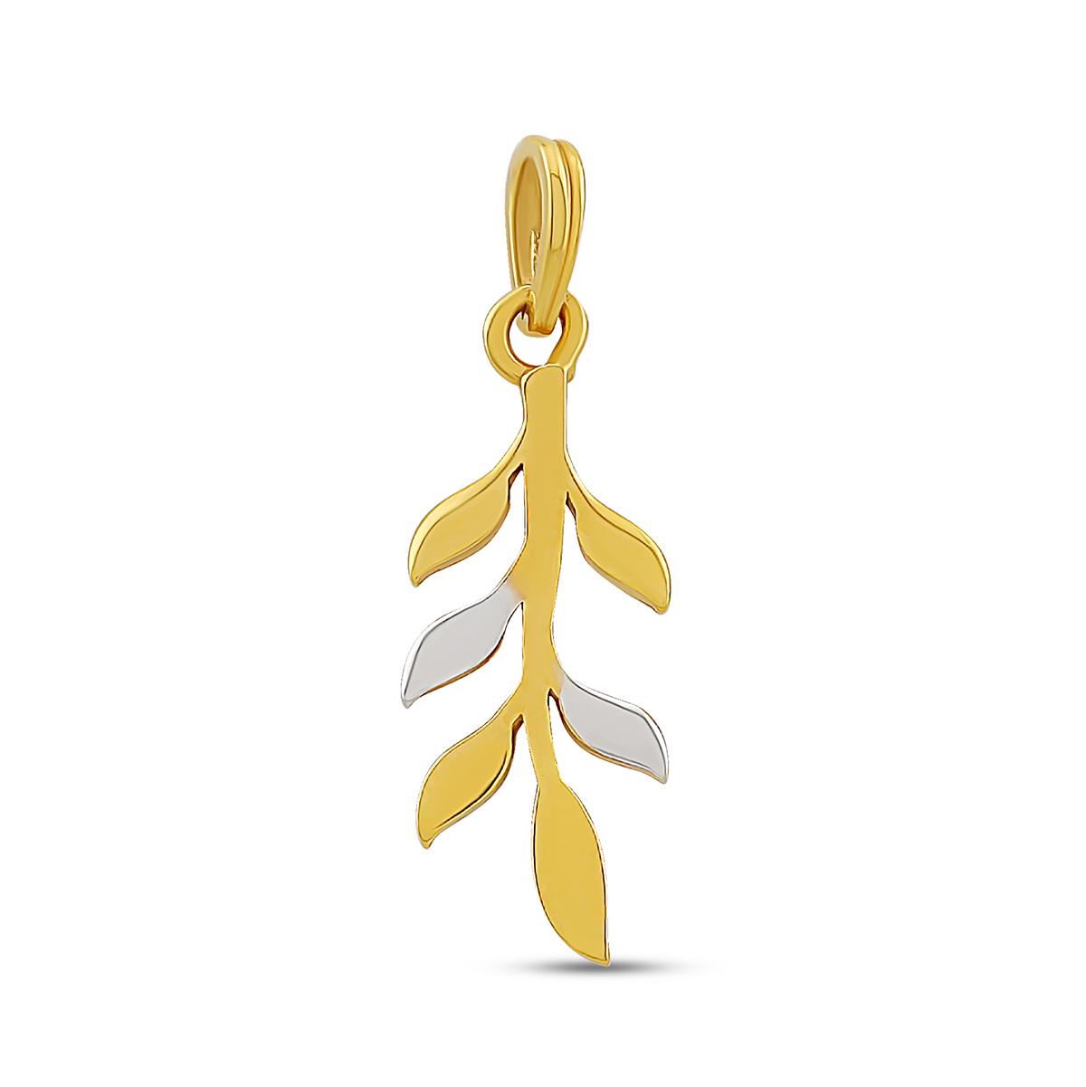22ct Two Tone Branch Pendant Image
