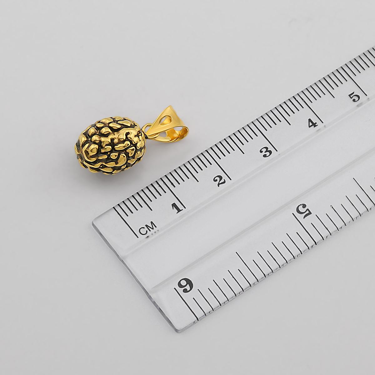 22ct Gold Rudraksha Pendant 