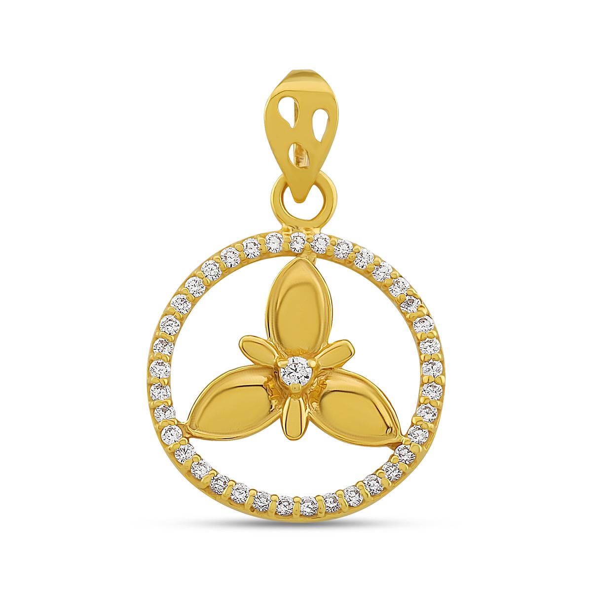 22ct Zircon Trinity Pendant Image