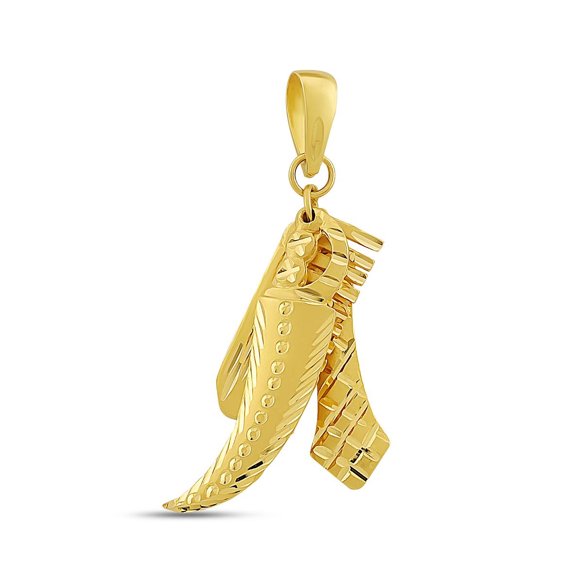 22ct Kirpan, Kanga, Khanda Pendant 