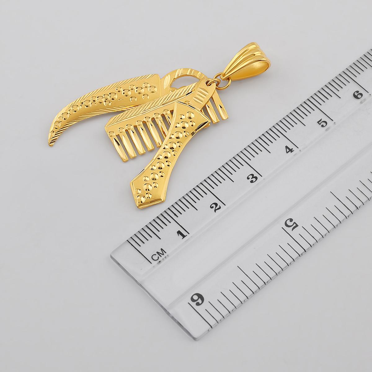 Large Kirpan, Kanga, Khanda Pendant 