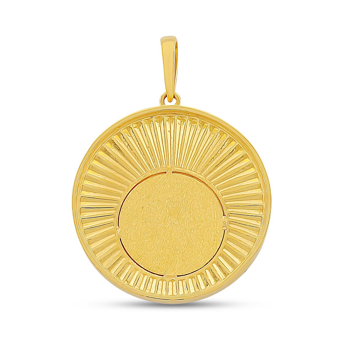 Round 2 Tone Khanda Pendant 