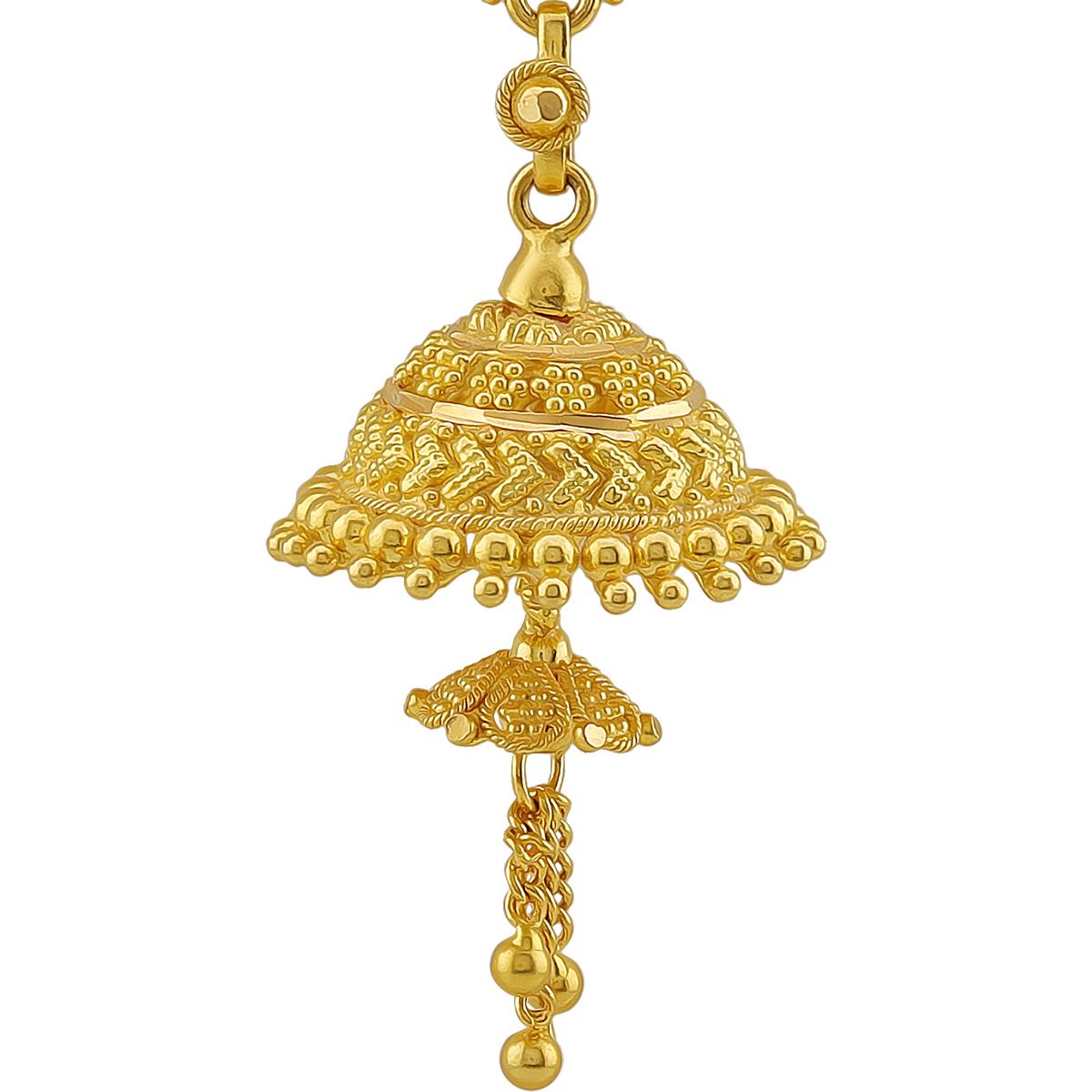 Traditional 22ct Gold Bridal Jhumkas