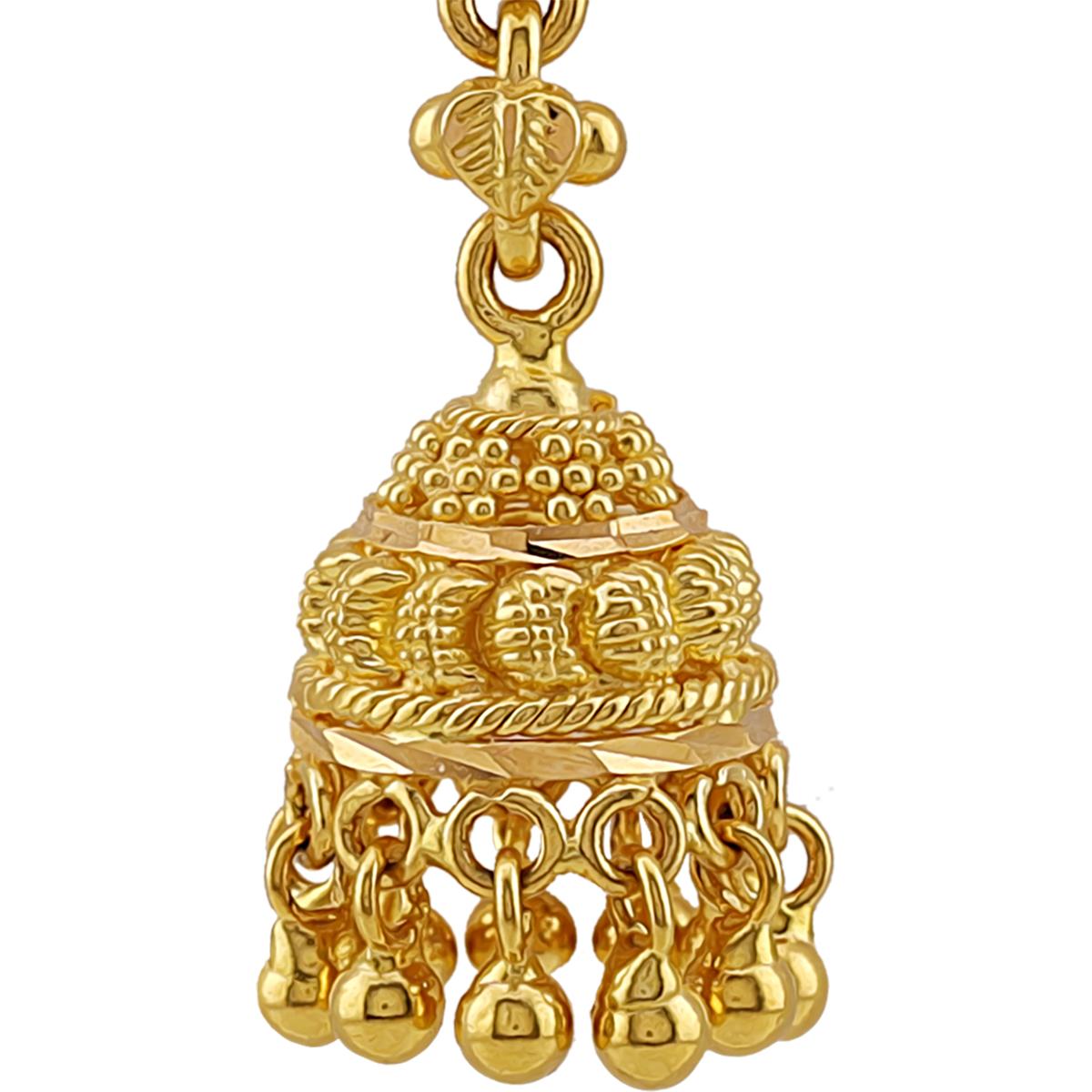 Lightweight 22ct Gold Jhumkas