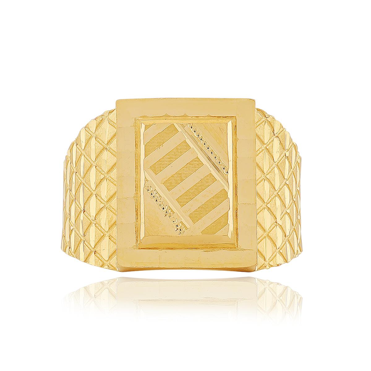22ct Gold Indian Gents Ring