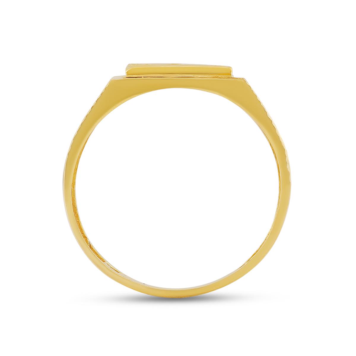 Lightweight 22ct Gold Gents Ring