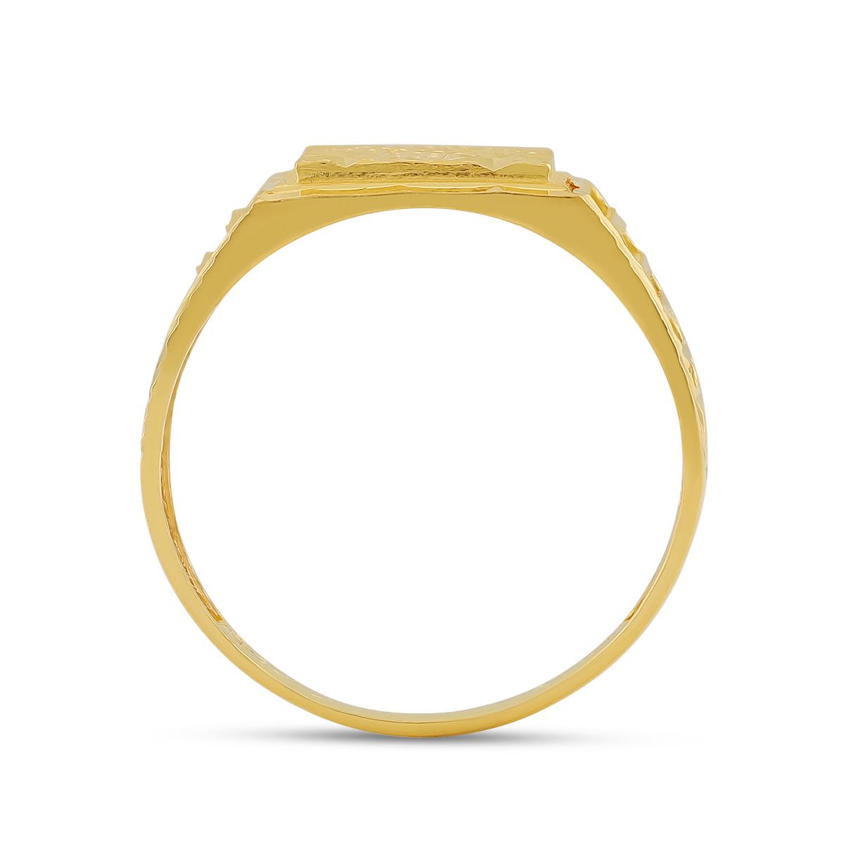 Traditional 22ct Gold Gents Ring