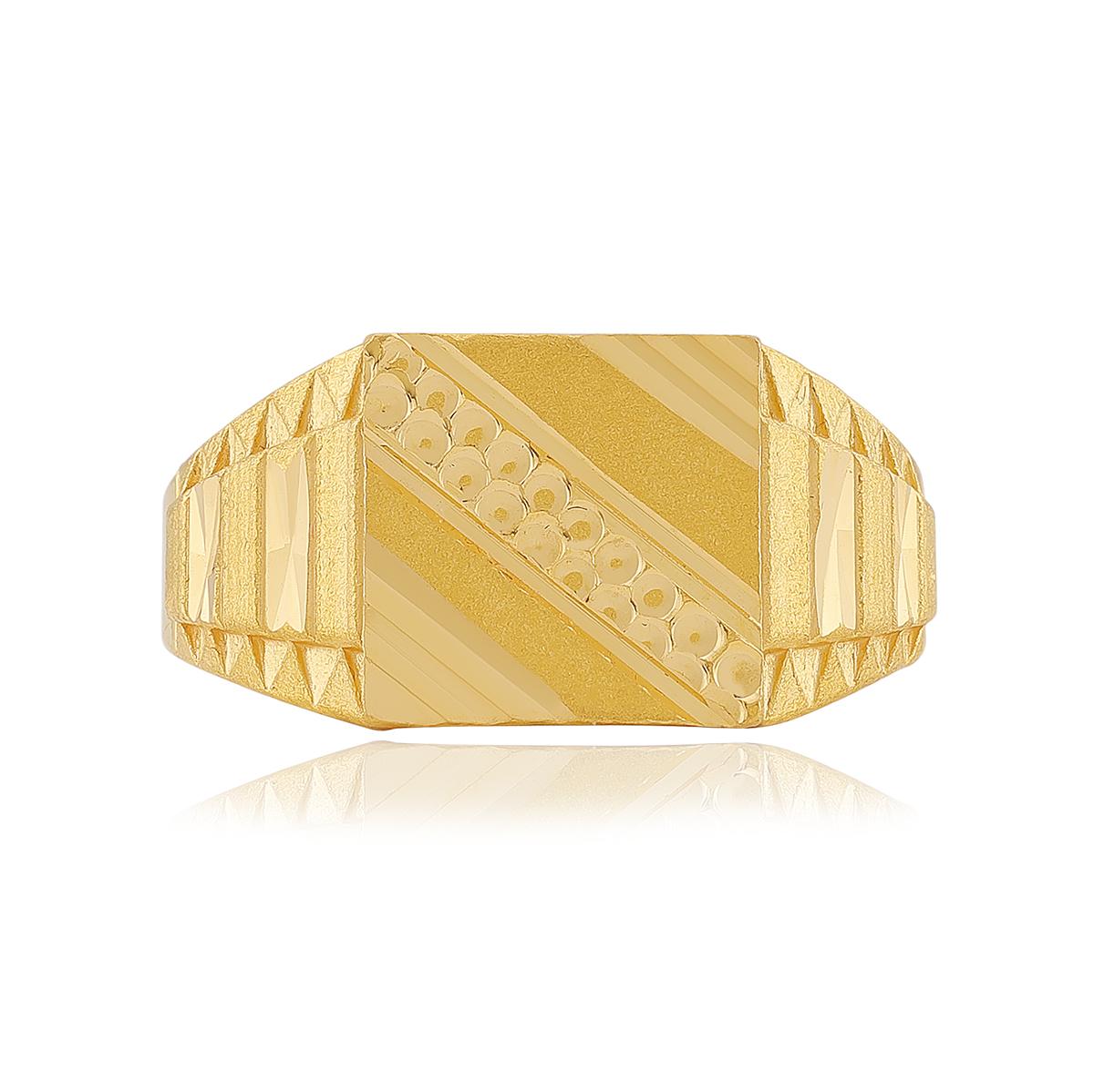 Classic Indian 22ct Gold Men’s Ring