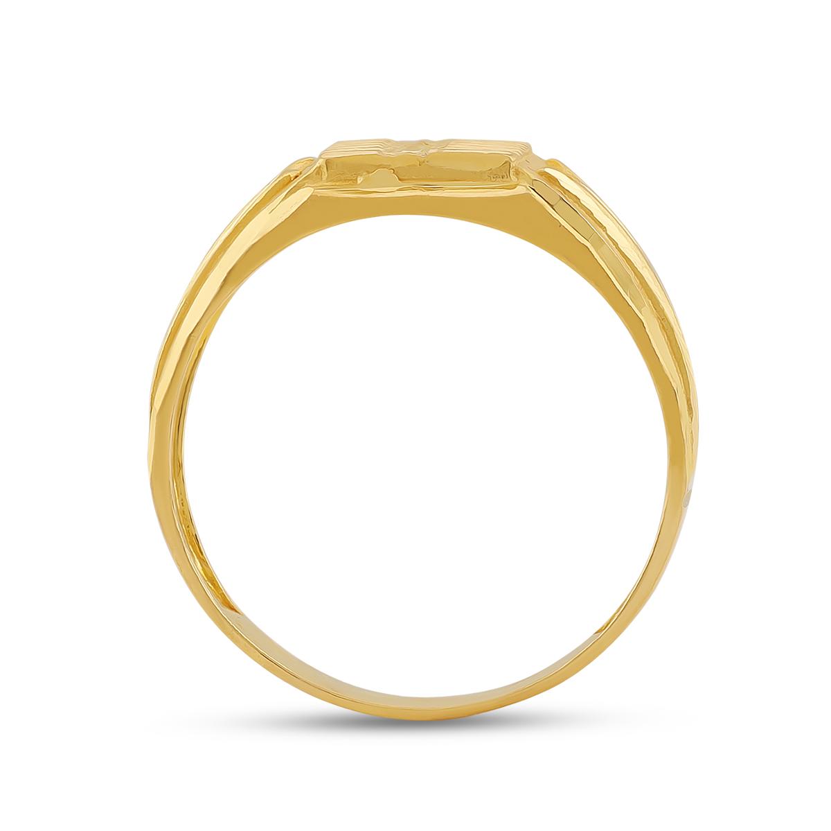 Contemporary 22ct Gold Men’s Band