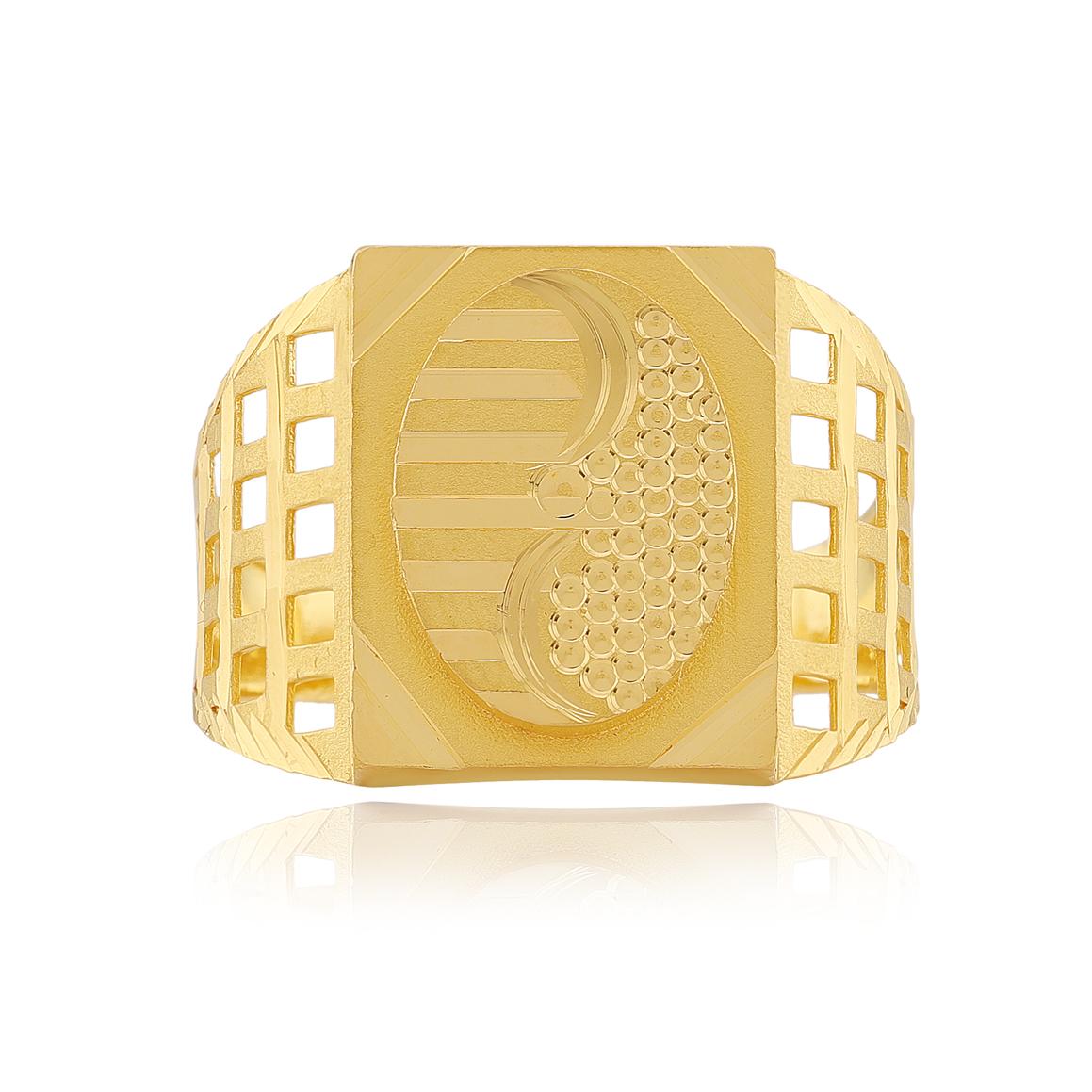 Lightweight 22ct Gold Mens Ring