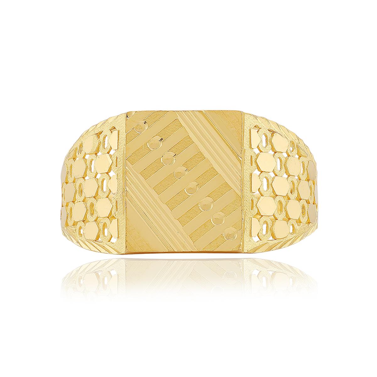 Lightweight 22ct Gold Signet Ring
