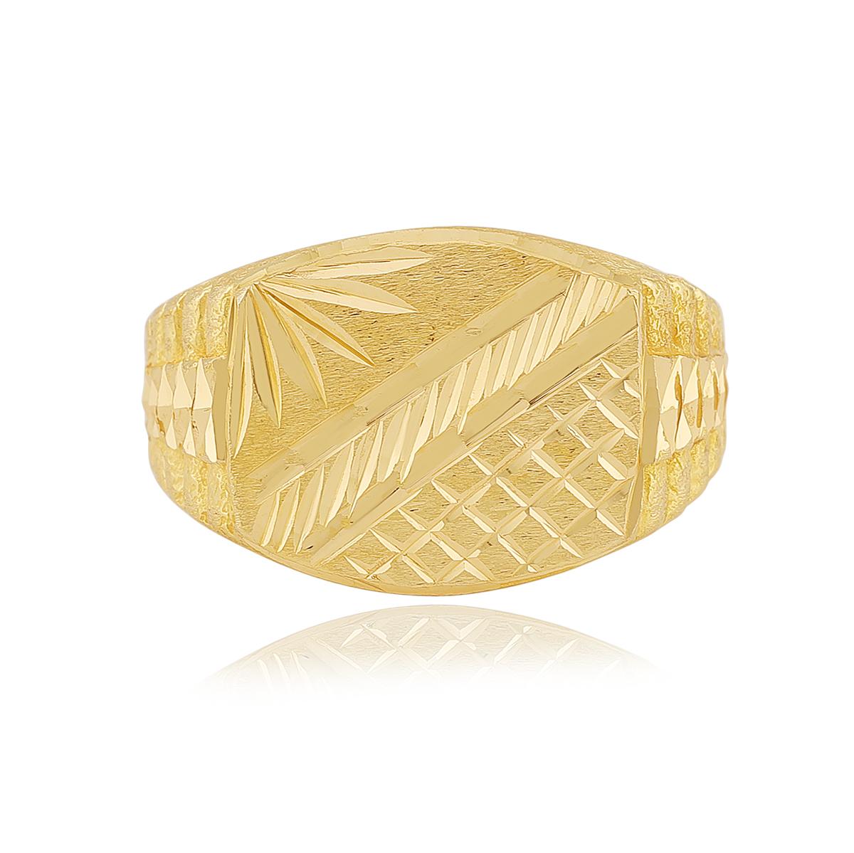 Traditional Indian 22ct Gold Gents Band