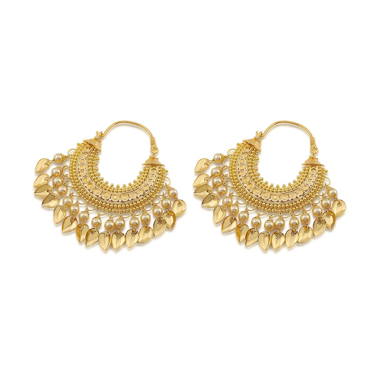 Maharani Jind Kaur 22ct Gold Bali Earrings