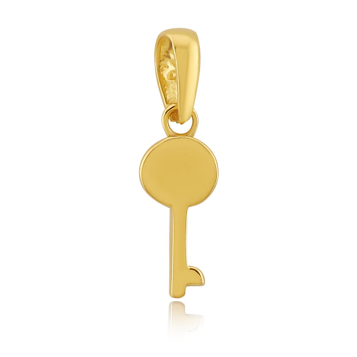 Evil Eye Key Pendant 22ct Gold