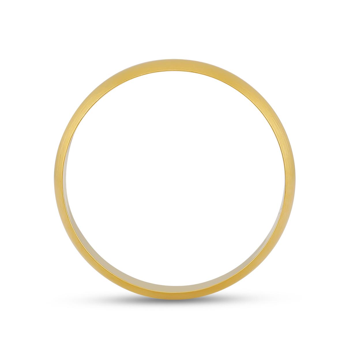 22ct Gold 2 Polish Band Ring 6mm