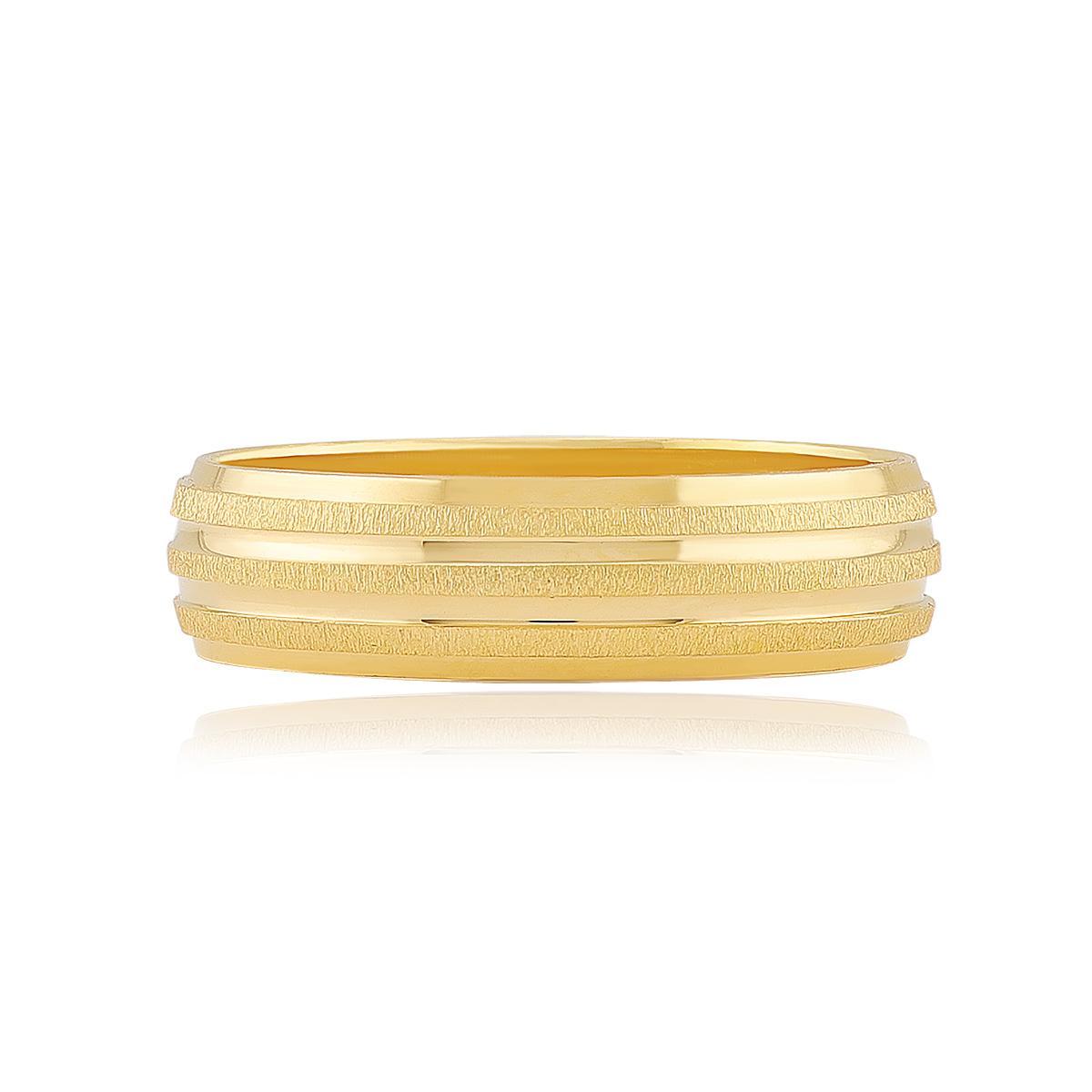 4 Row Sand Blasted Band Ring 5.5mm