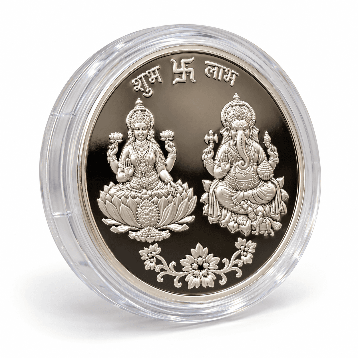 5g Pure Silver Lakshmi & Ganesh Diwali Coin
