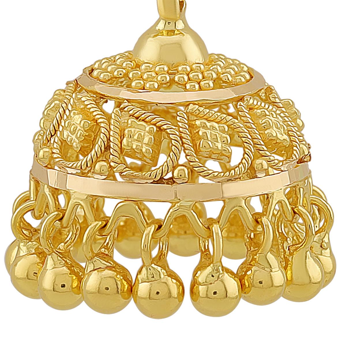 Heritage 22ct Gold Indian Jhumkas