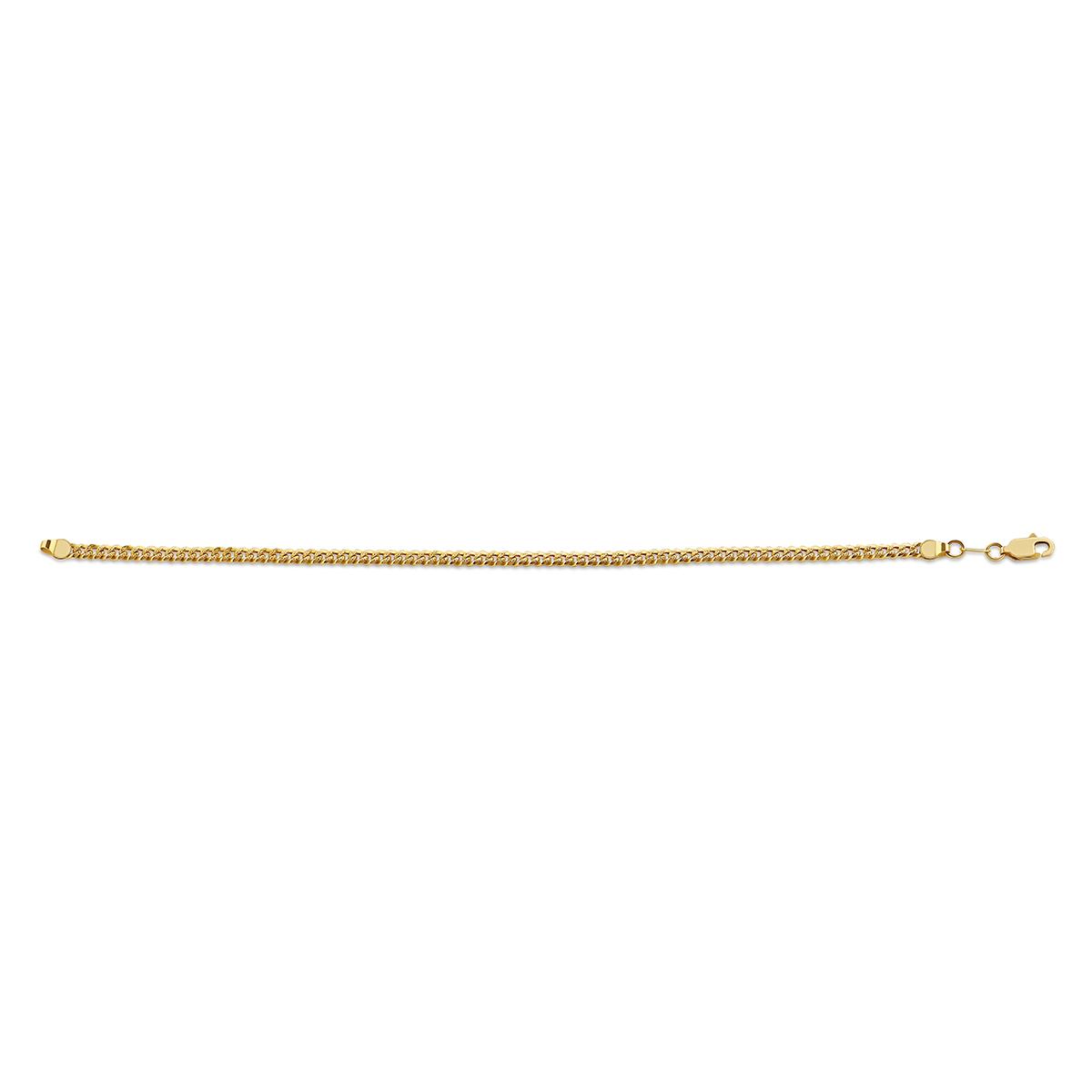 Diamond Cut Curb Bracelet