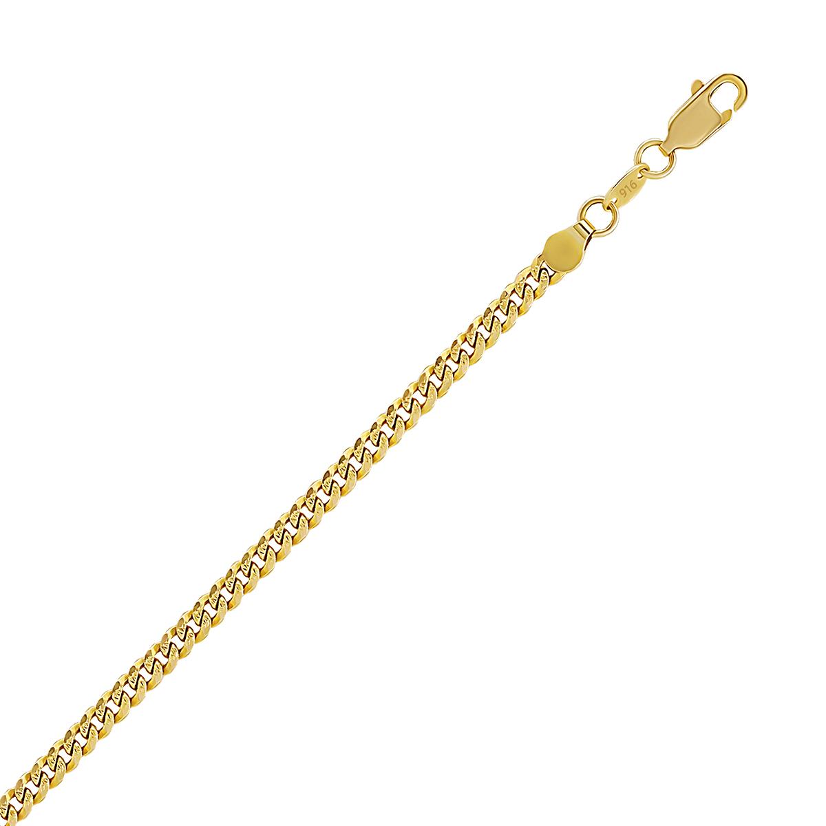 Diamond Cut Curb Bracelet