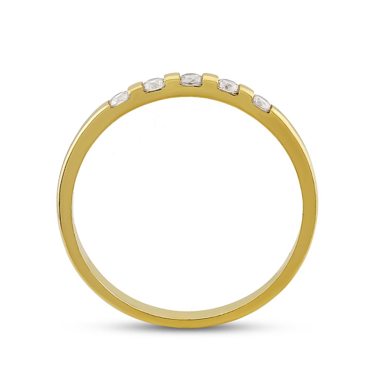 5 Stone Band Ring