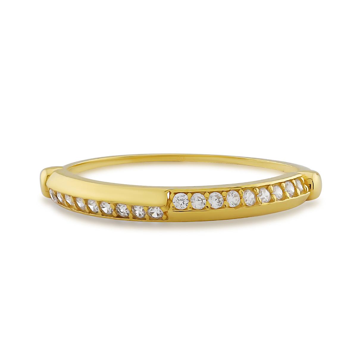 Semi Stone Band Ring