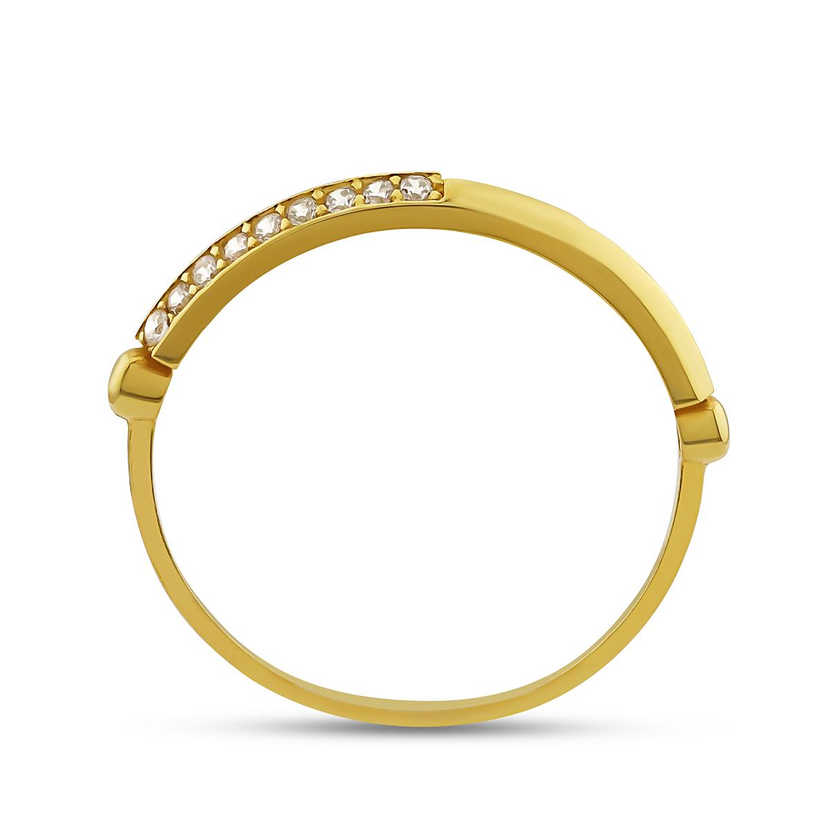 Semi Stone Band Ring
