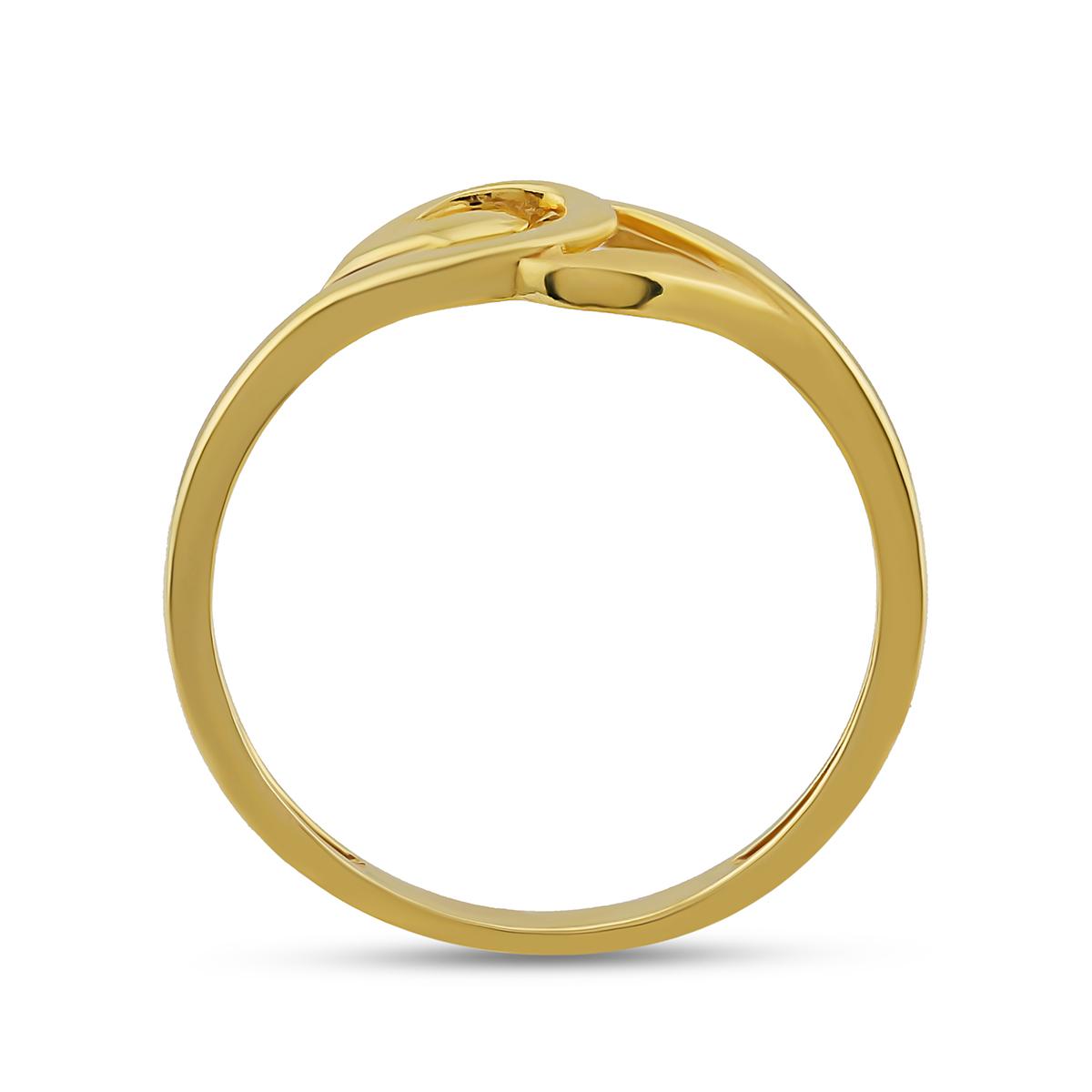 Ladies Gold Heart Ring