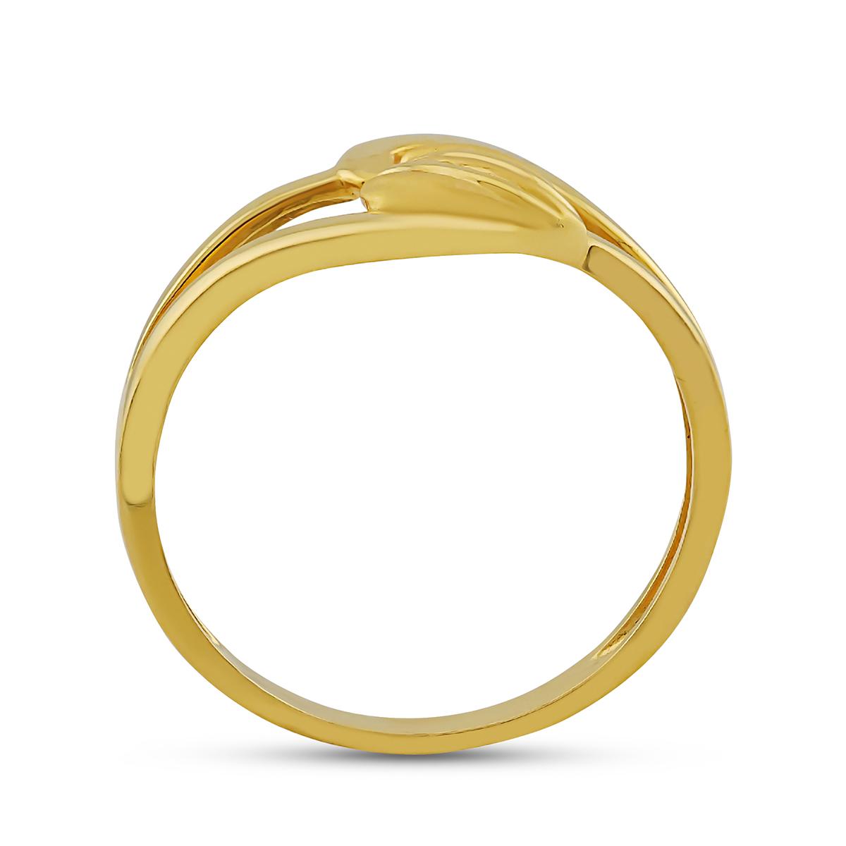 Ladies Gold Heart Ring