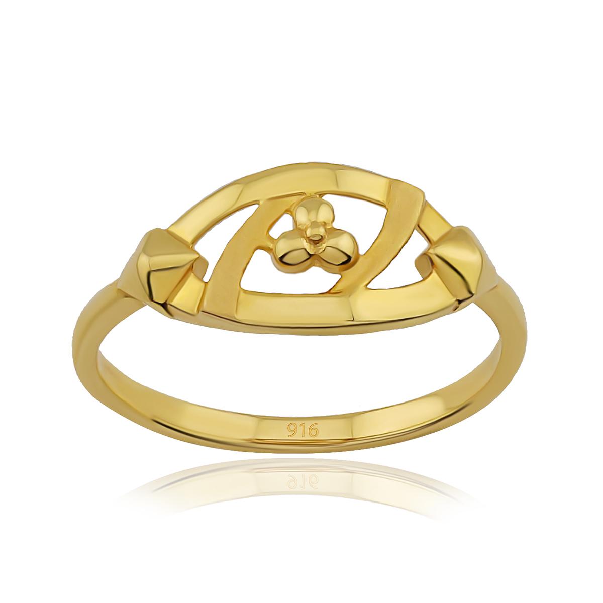 Gold Helix Ring Image