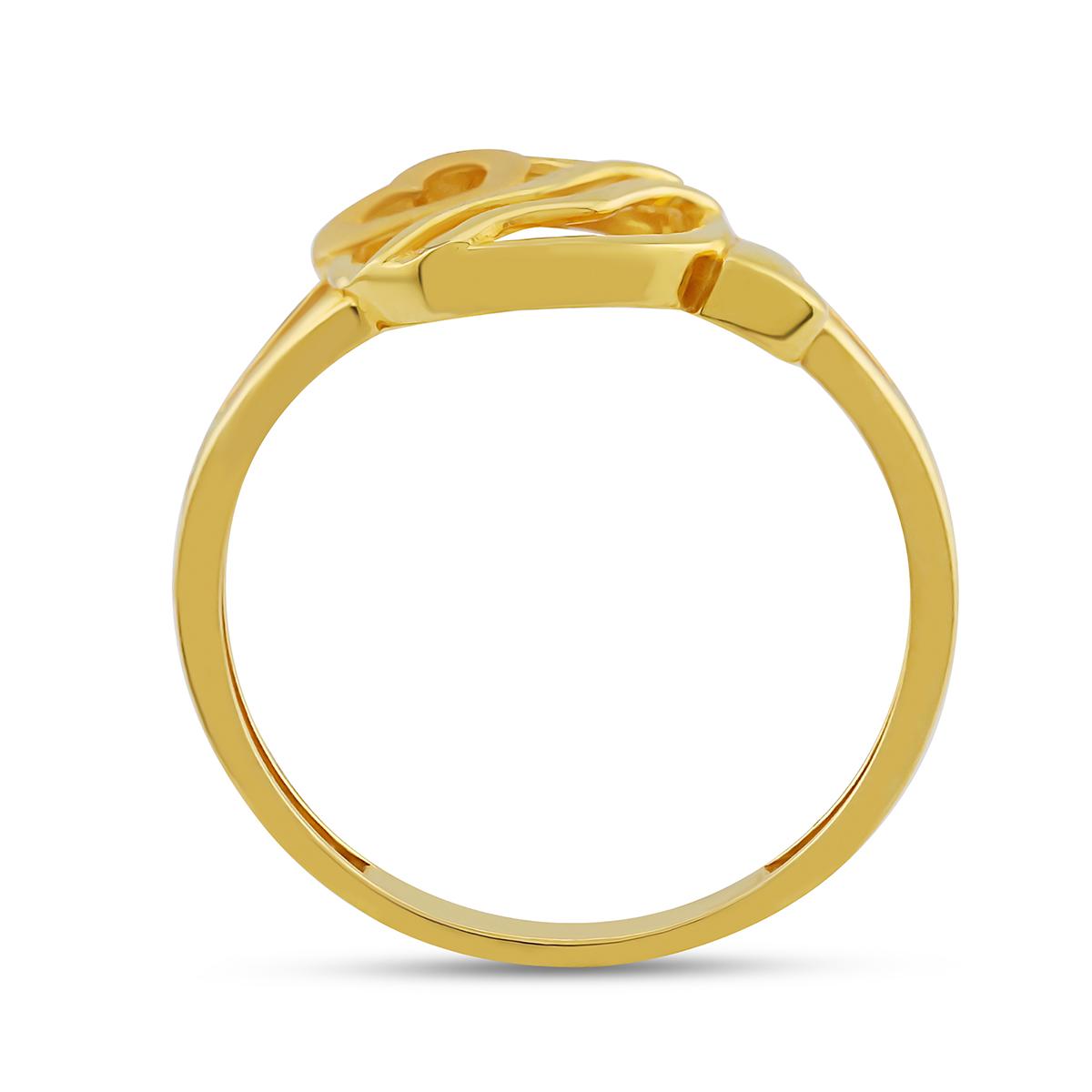 Ocean Wave Gold Ring