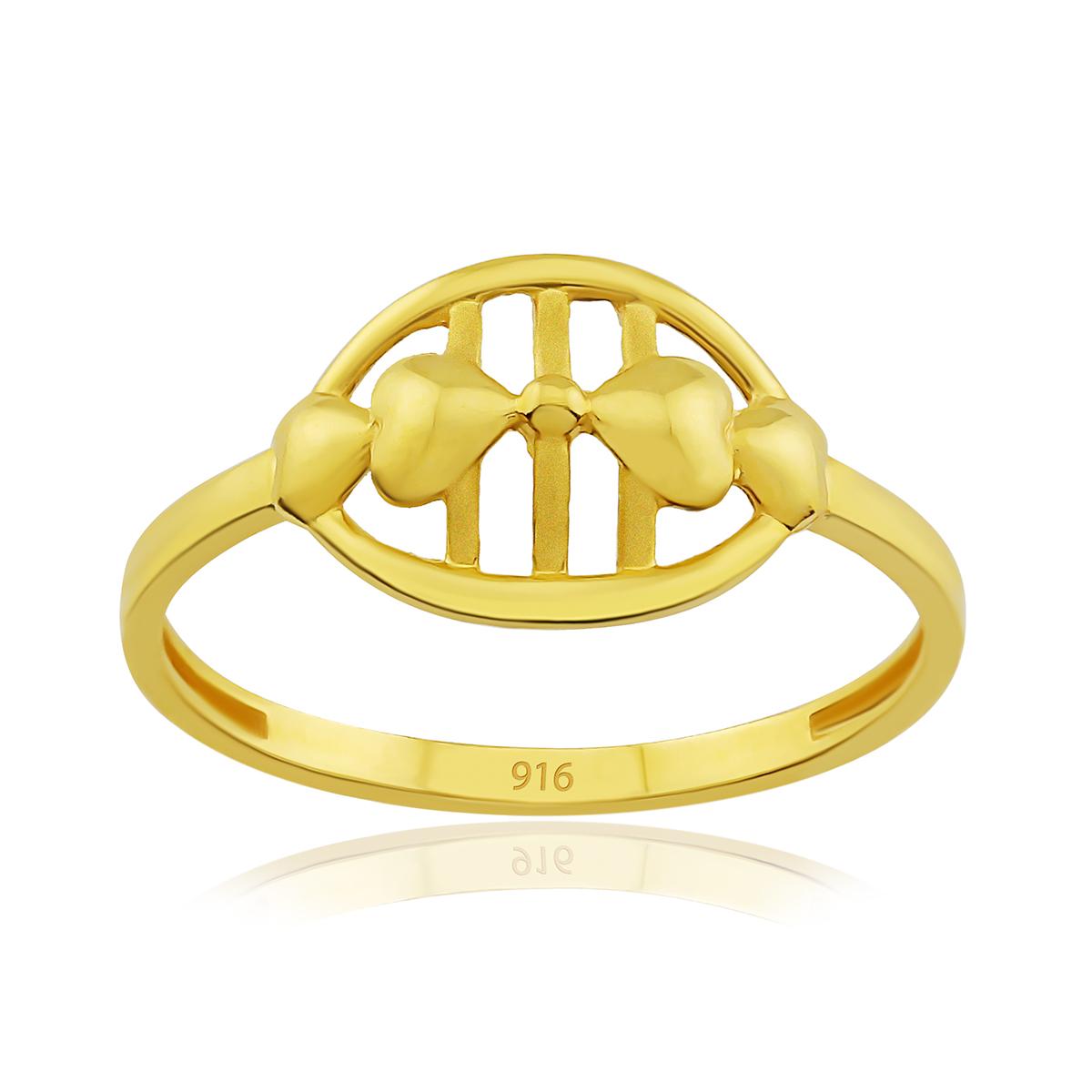 Bow Tie Gold Ring Image