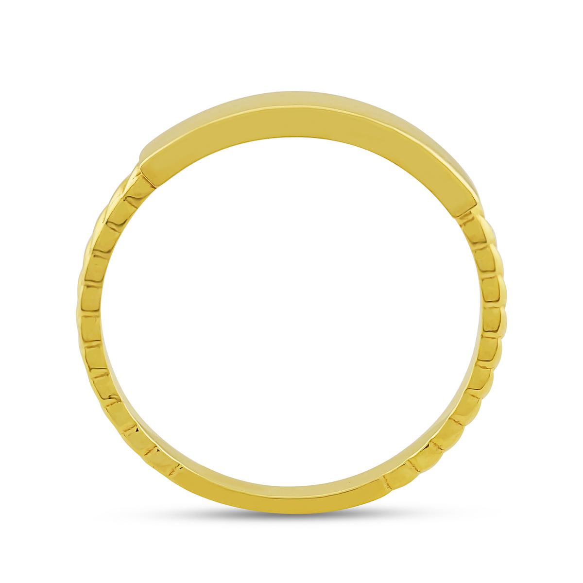 Ladies Bar Gold Ring