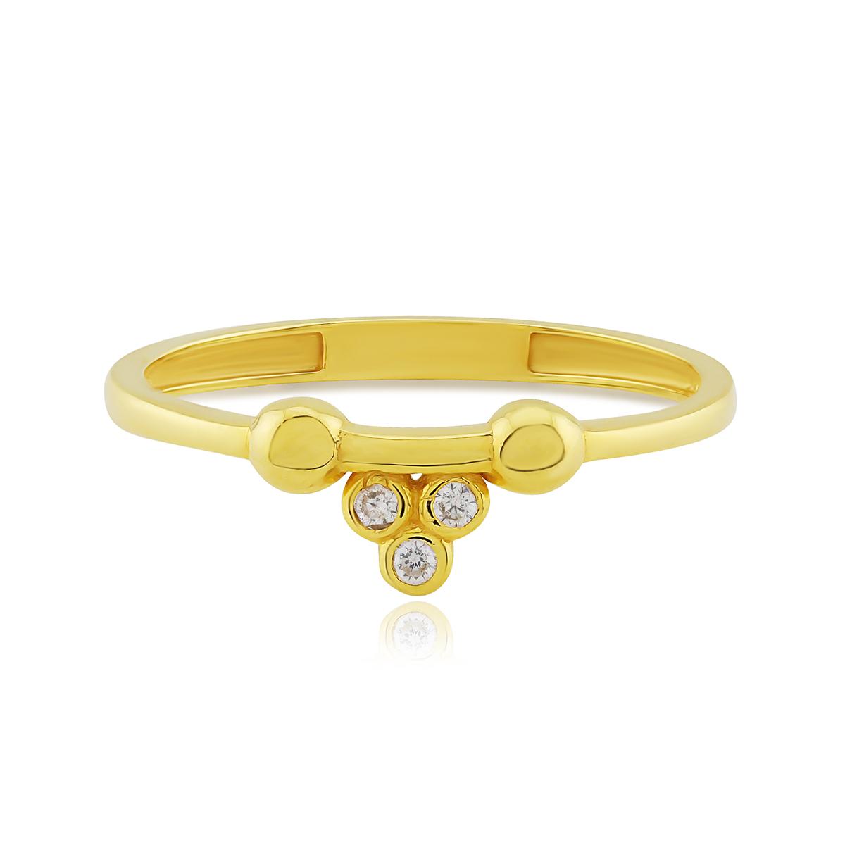 Ladies Trilogy Stone Ring
