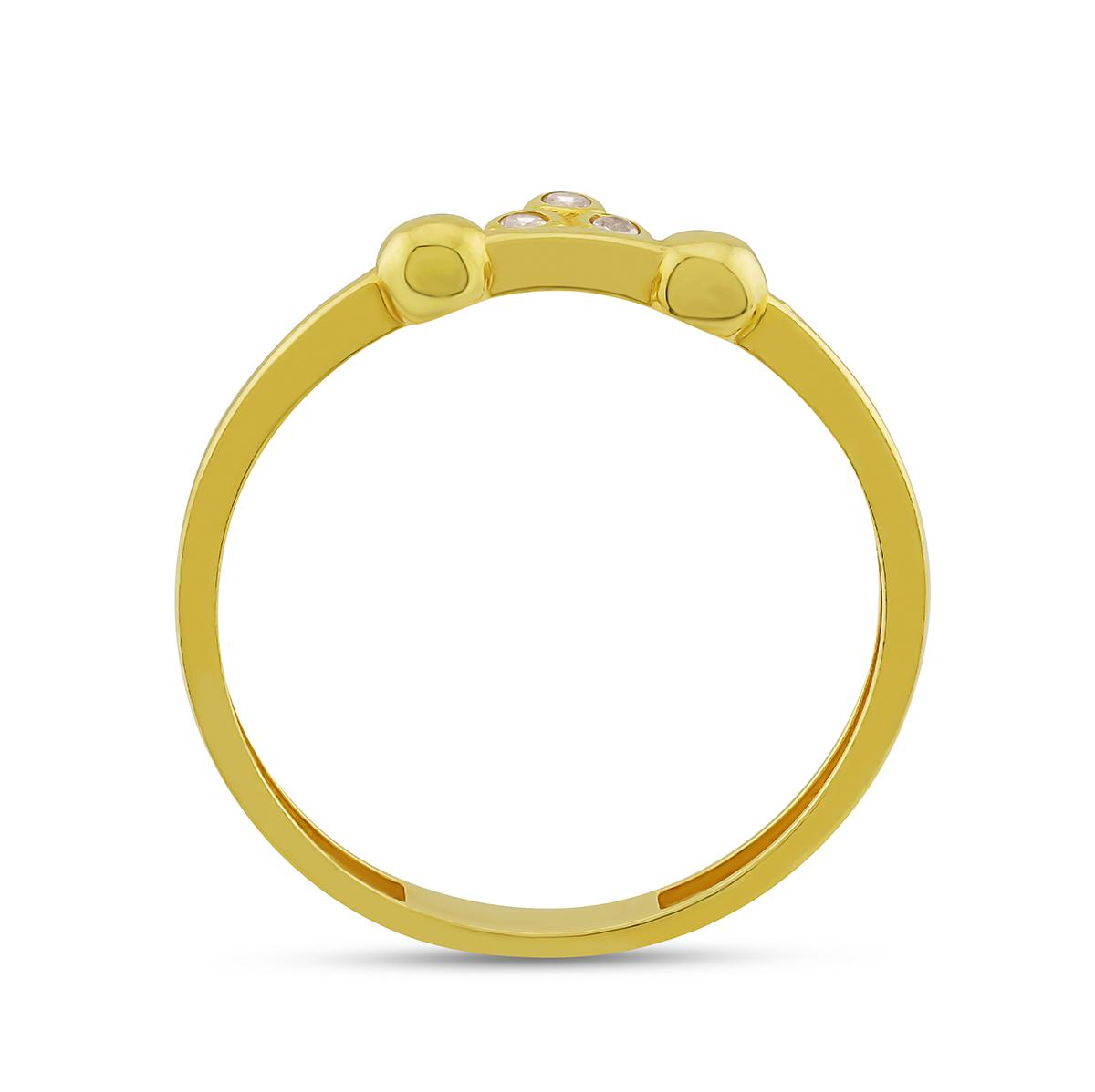 Ladies Trilogy Stone Ring