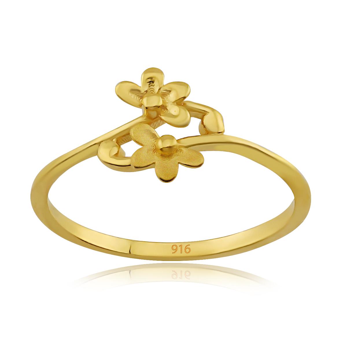 Dual Flower Ring Image