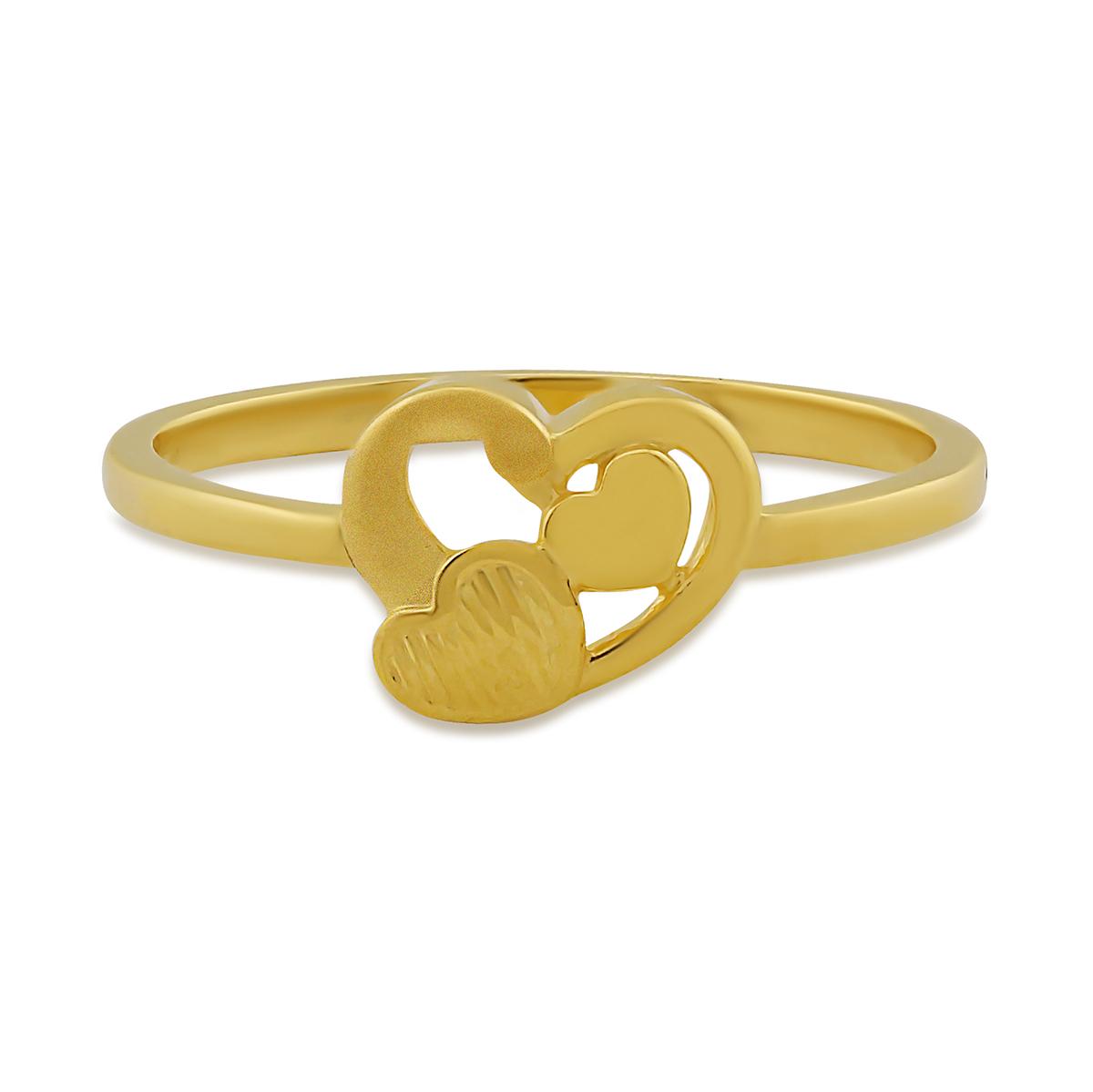 Tri Heart Ring