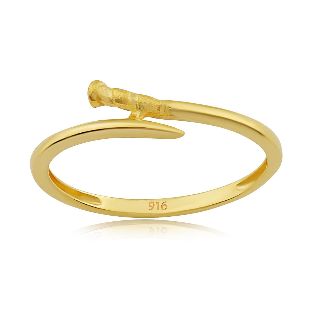 Gold Nail Ring Image