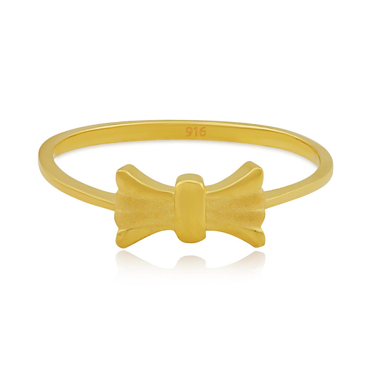Bow Tie Gold Ring