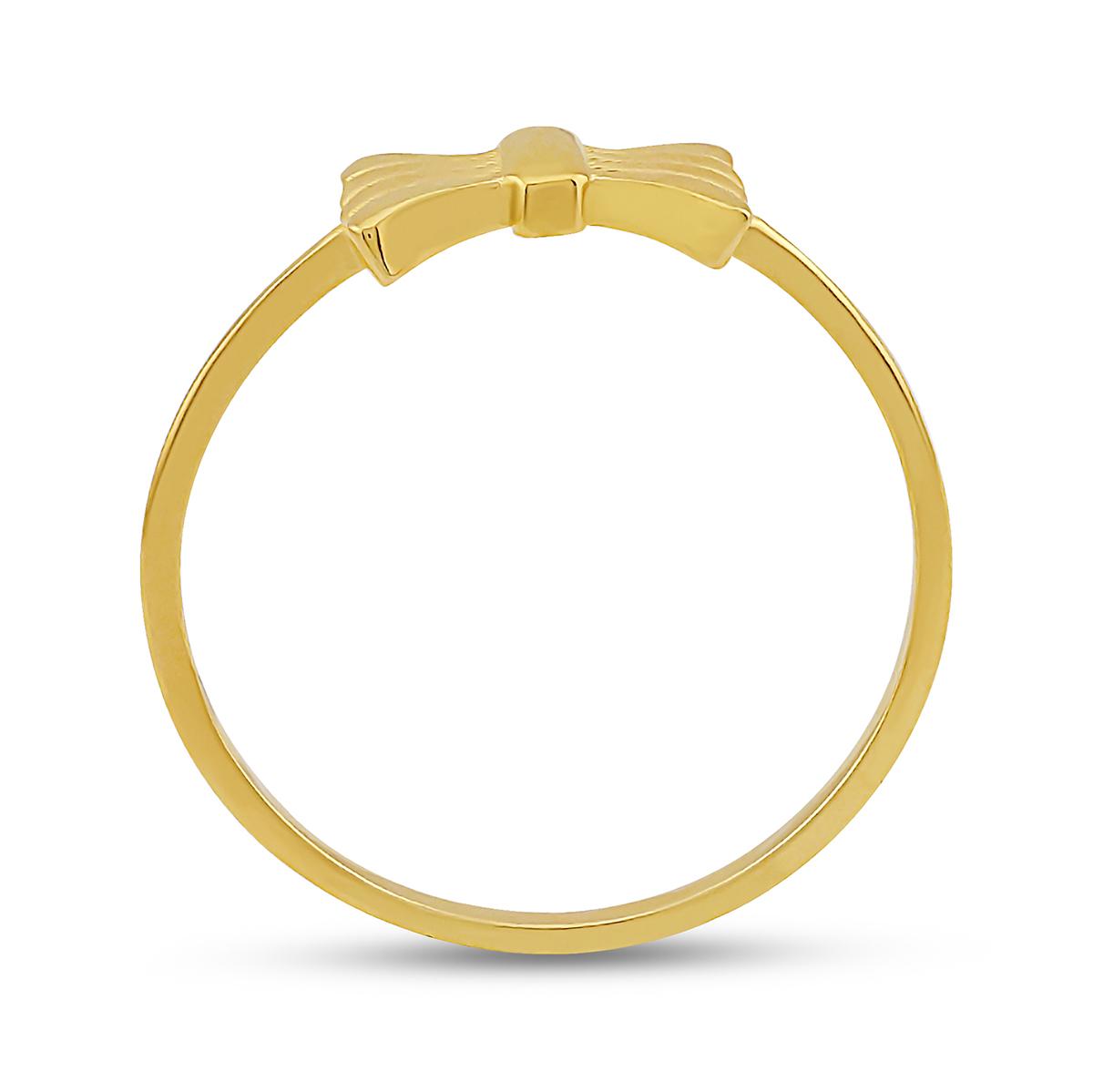 Bow Tie Gold Ring