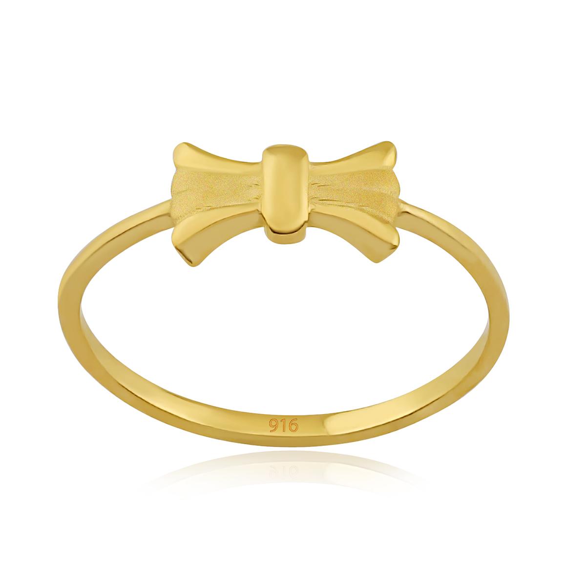 Bow Tie Gold Ring Image