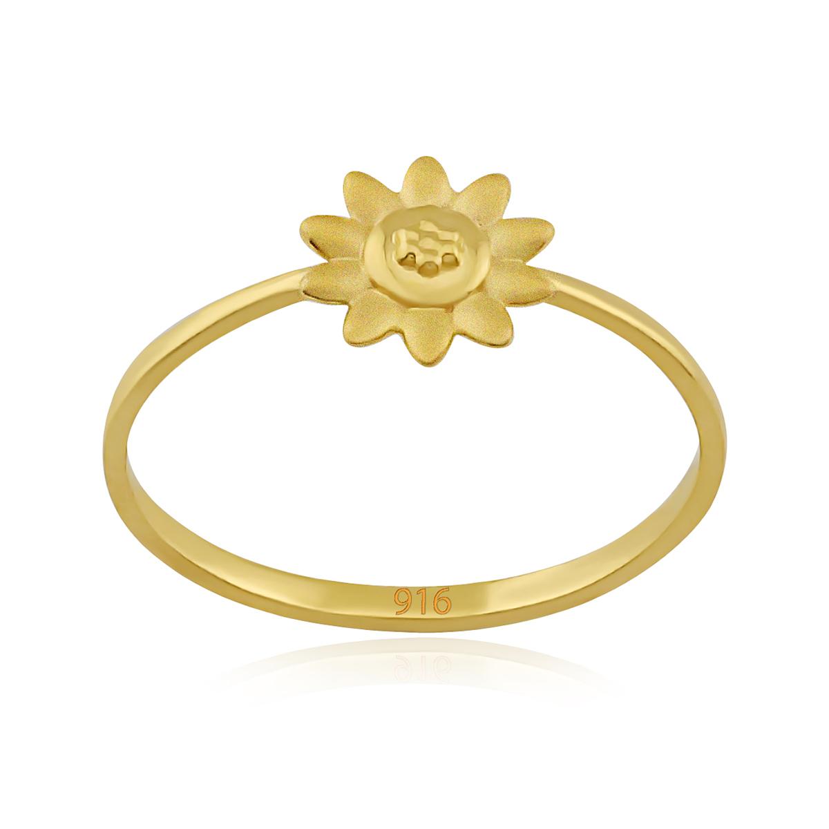 Sunflower Gold Ring Image